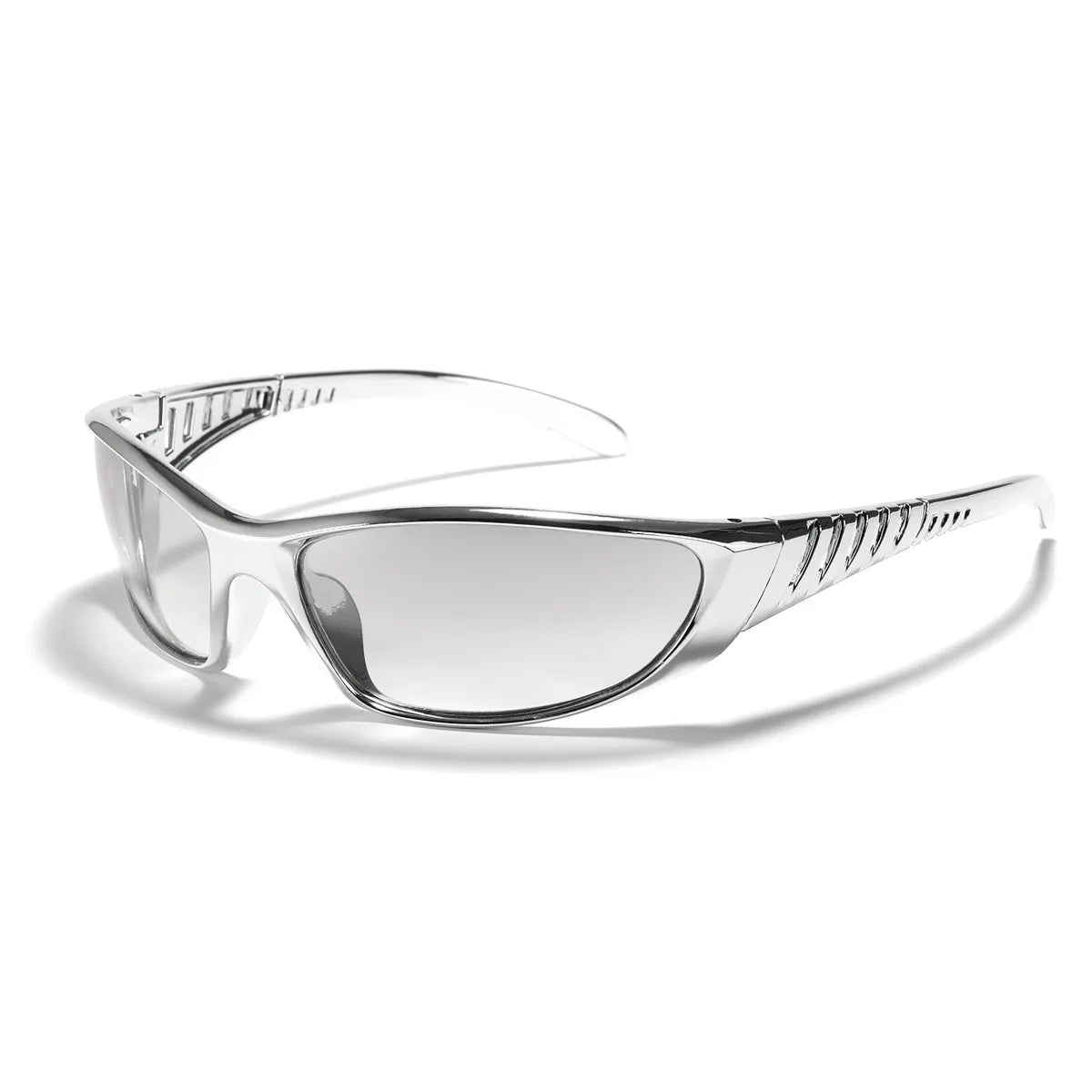 Y2K Silver Retro Sunglasses