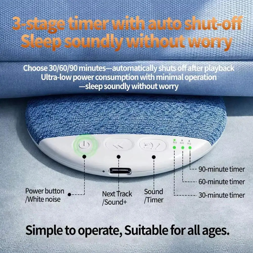 Bluetooth Sleep Sound Machine for Insomnia Relief