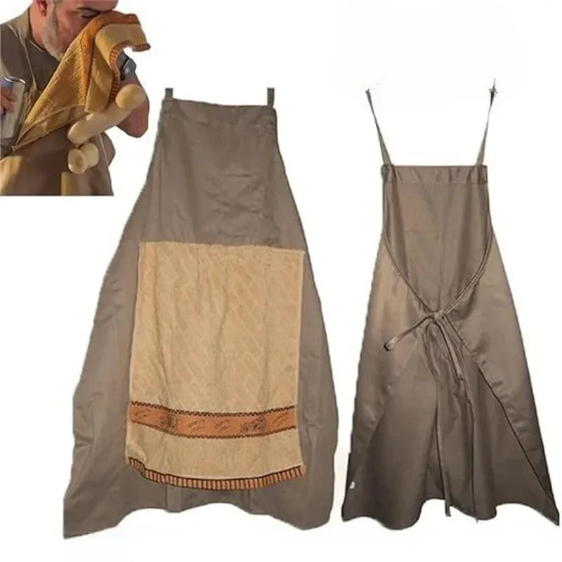 Funny Prank Apron with Hidden Surprise Pocket