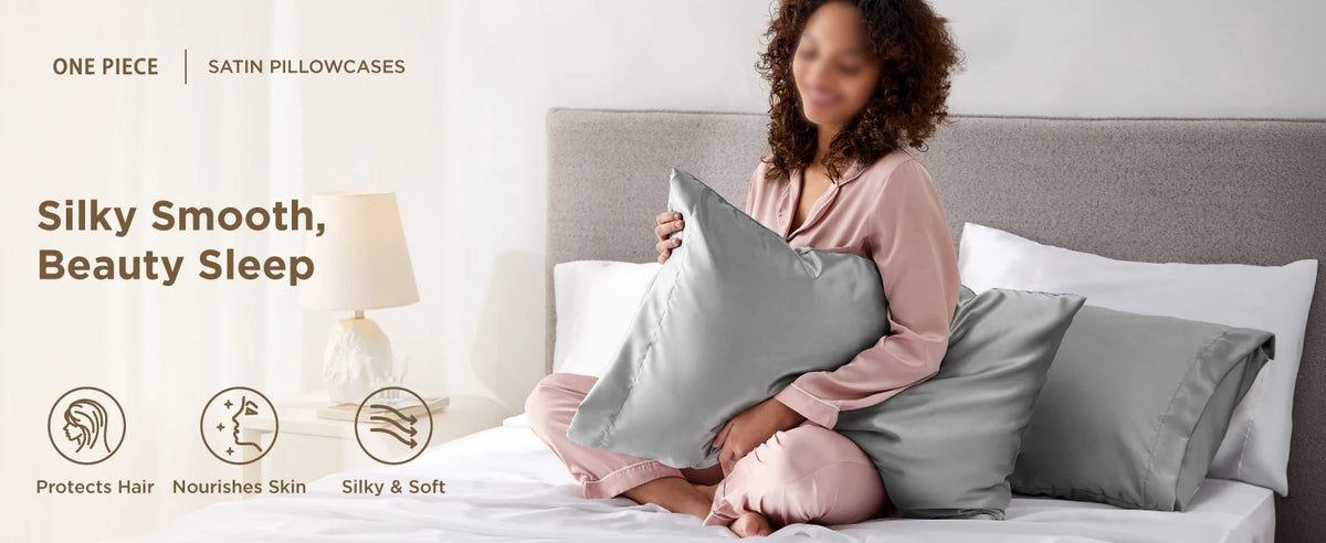 Satin Pillowcase Set of 2 – Silky Soft, Hair & Skin Friendly