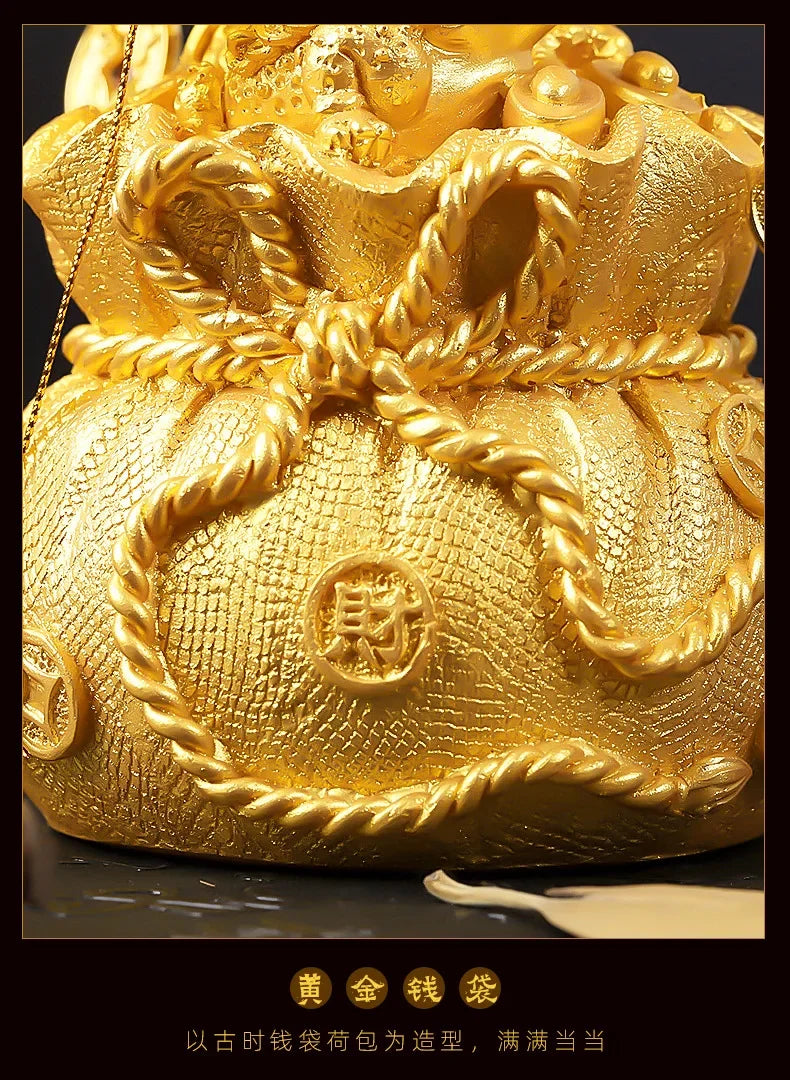 Golden Citrine Crystal Money Tree – Feng Shui Wealth Charm