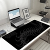 Large Gothic Centipede Gaming Mouse Pad with Spine Ribs
