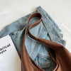 Soft PU Leather 2-in-1 Tote Bag with Detachable Mini Purse