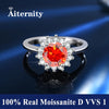 Adjustable Moissanite Ring with Tension Setting