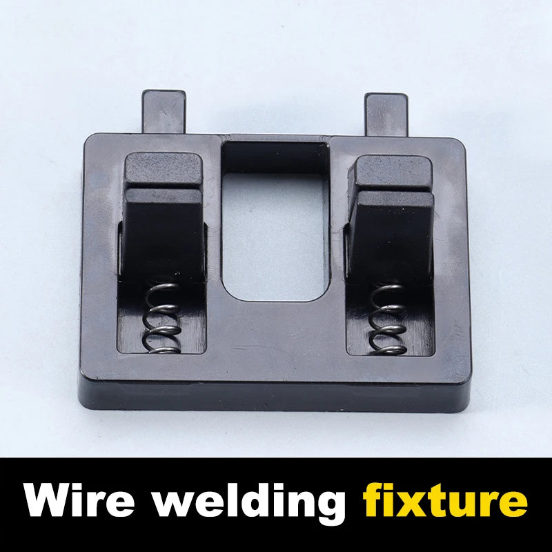 Dual-Clamp Soldering Wire Holder with Anti-Slip Grips