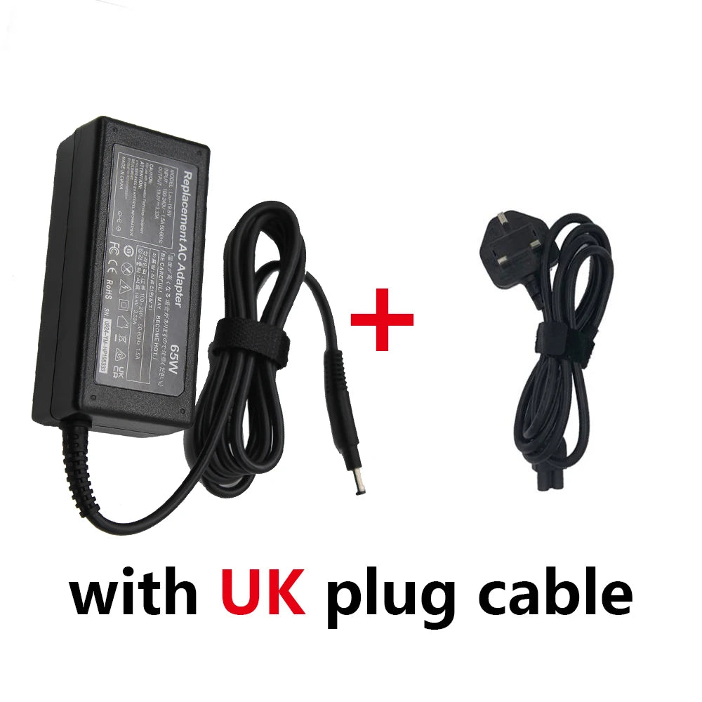 65W Laptop Charger for HP Envy and Pavilion (19.5V 3.33A)