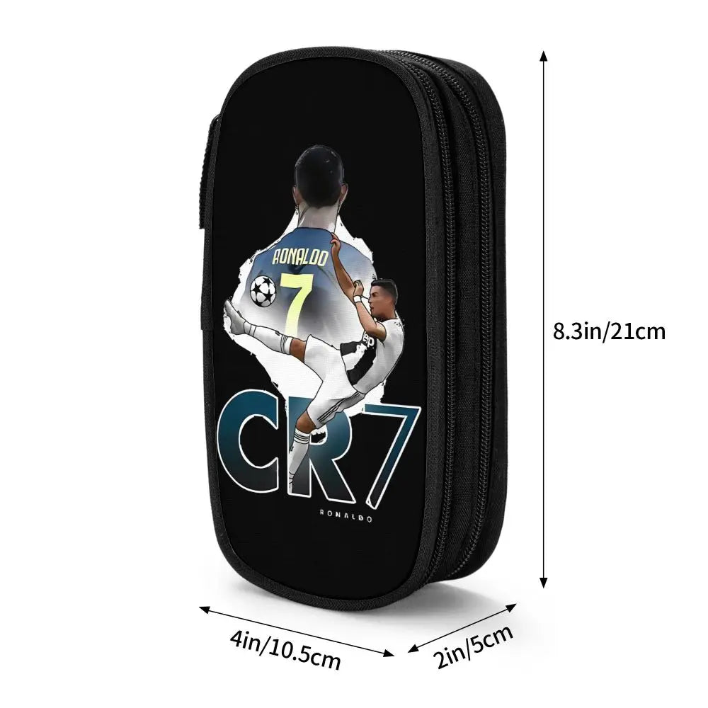 Soccer Star Pen Case – Large-Capacity Pencil Pouch