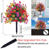 Gänseblümchen- und Eukalyptus-Kunstblumen-Arrangement – Innen- und Außenbereich-Dekoration