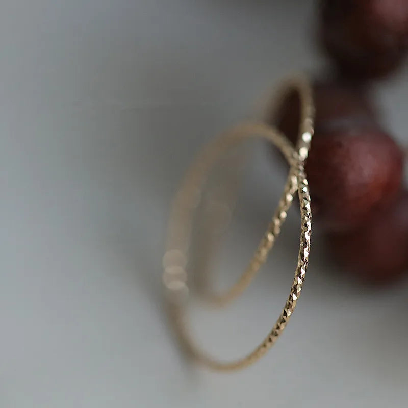 Bague en Argent Sterling Plaqué Minimaliste