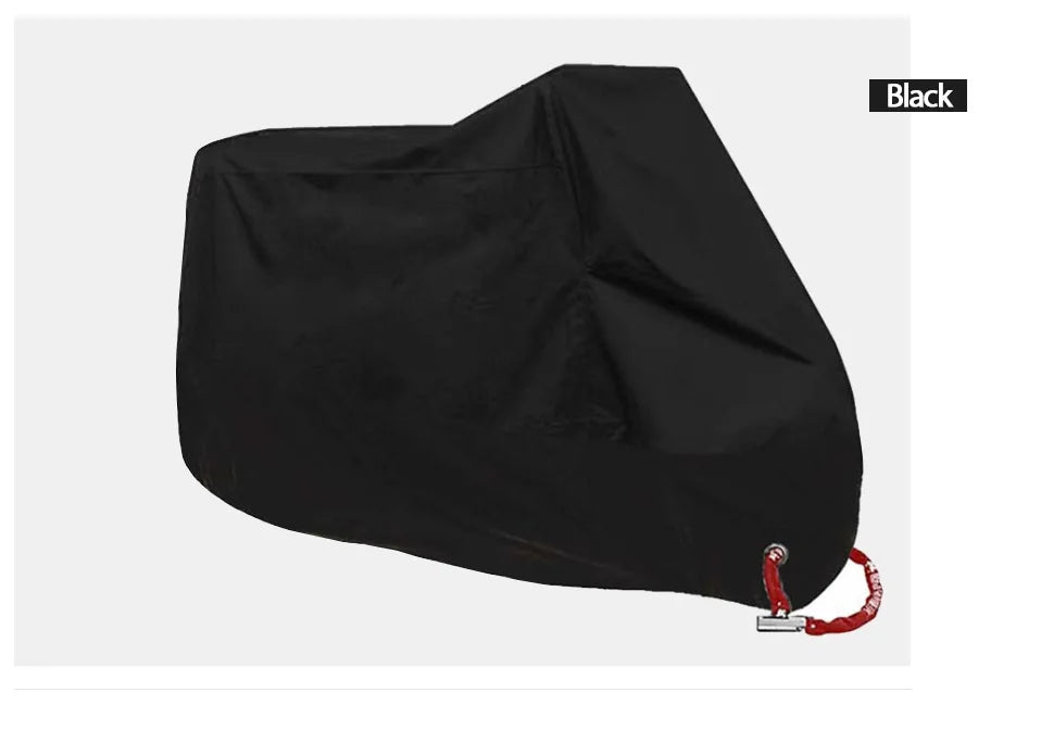 All-Season Waterproof Motorcycle Cover with Storage Bag