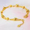 Figaro Chain Bracelet in 18k Gold