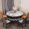 Elegant Lace Embroidered Waterproof Tablecloth