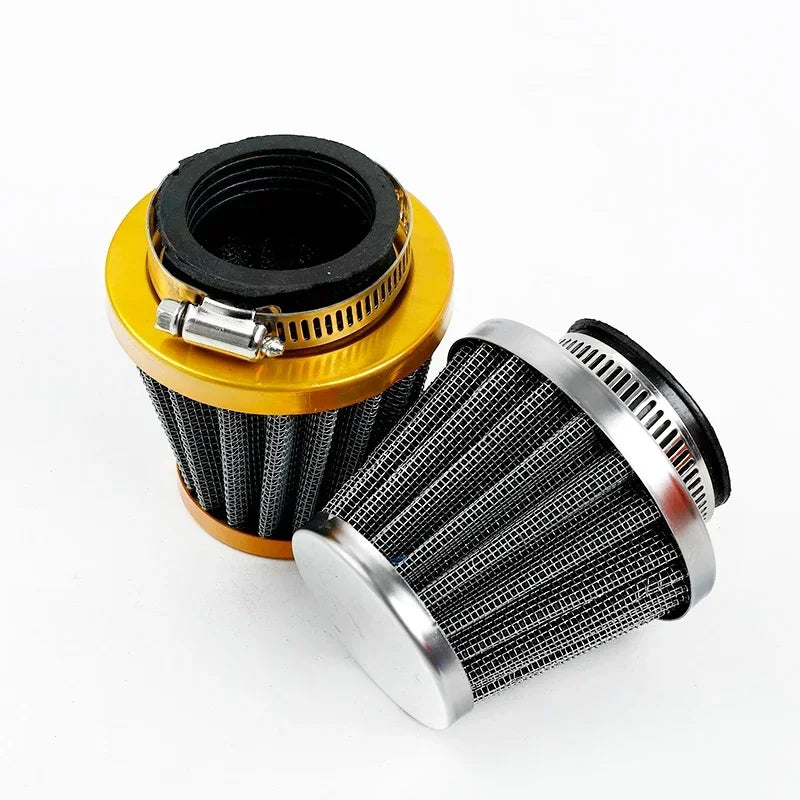 Universal Motorcycle Air Filter with Adjustable Clamp
