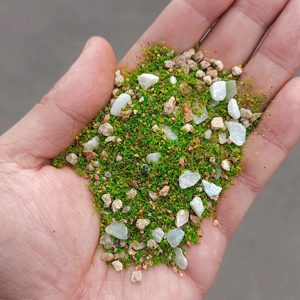 Miniature Landscape Stone Grass Powder for DIY Models & Sand Tables