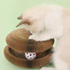 Foldable Cat Scratcher with Bell & Interactive Ball