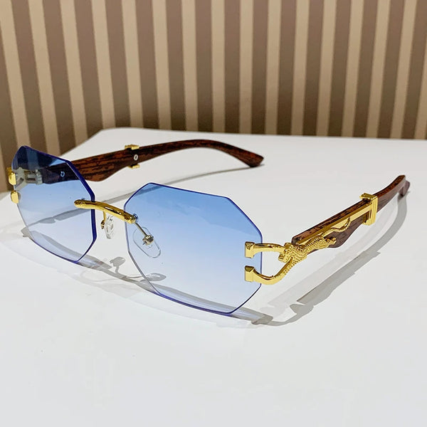 Rimless Square Sunglasses