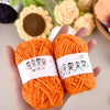 Milk Cotton Yarn Crochet Kit with Hooks & Markers