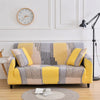 Floral Print Stretch Sofa Cover with Elastic Edge