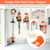 Heavy-Duty Wall-Mounted Trimmer & Tool Rack