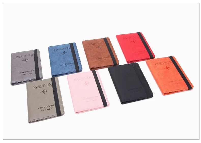 RFID-Blocking Passport Holder with Card Slots