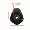 A black wiper arm hole cover with dimensions 3.5cm by 7.5cm is shown.