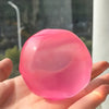 Transparent Coconut Mochi Squishy Stress Relief Toy