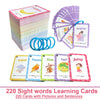 Sight Words Flashcards with Pictures & Sentences - 5 Level Learning Kit