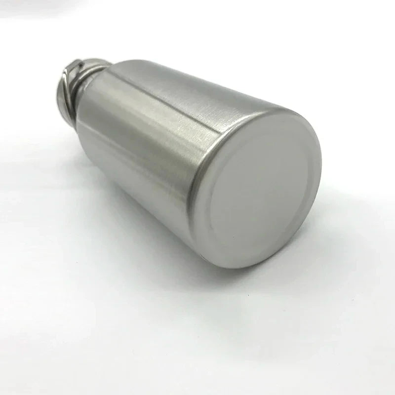 Stainless Steel Water Bottle with Bamboo Lid