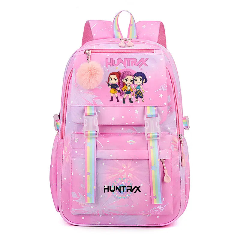 Stylish Letter Print Nylon Backpack for Everyday Use