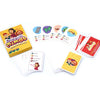 A box and cards for the Generation Mimos card game featuring various food items like taco, cheese, and pizza.