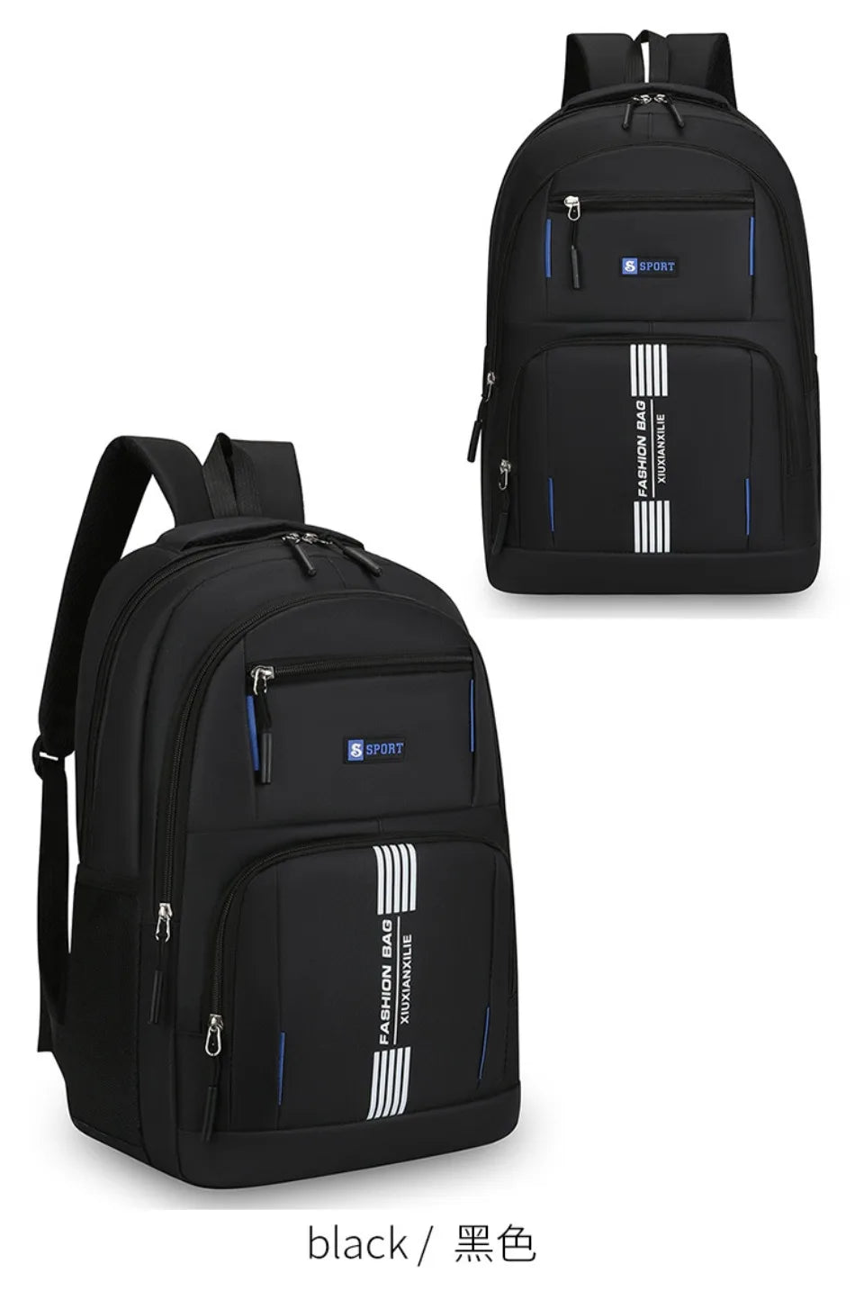 Versatile Commuter Backpack for Men – Lightweight with 15" Laptop Compartment
