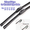 Frameless U-Shape Windshield Wiper Blades