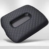 Black microfiber leather custom fit center console armrest pad for Chevrolet Silverado