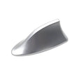 Silver universal car shark fin antenna cover for FM/AM signal enhancement