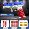 Building Block Toy Gun with Continuous Firing Blowback Action