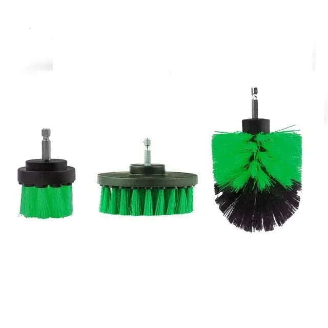 Drill Brush Attachment Set (3-Piece)