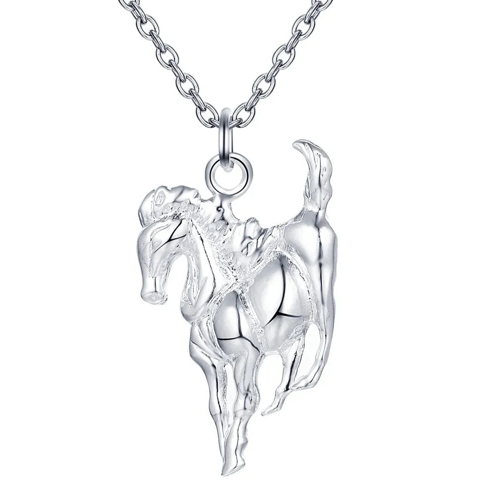 Sterling Silber Pferdekette