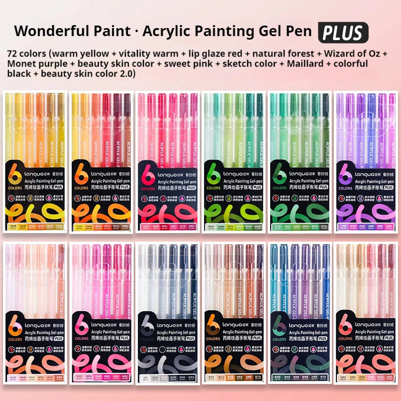Vibrant Gel Pen Set – Smooth Writing for Art, Notes & Journaling