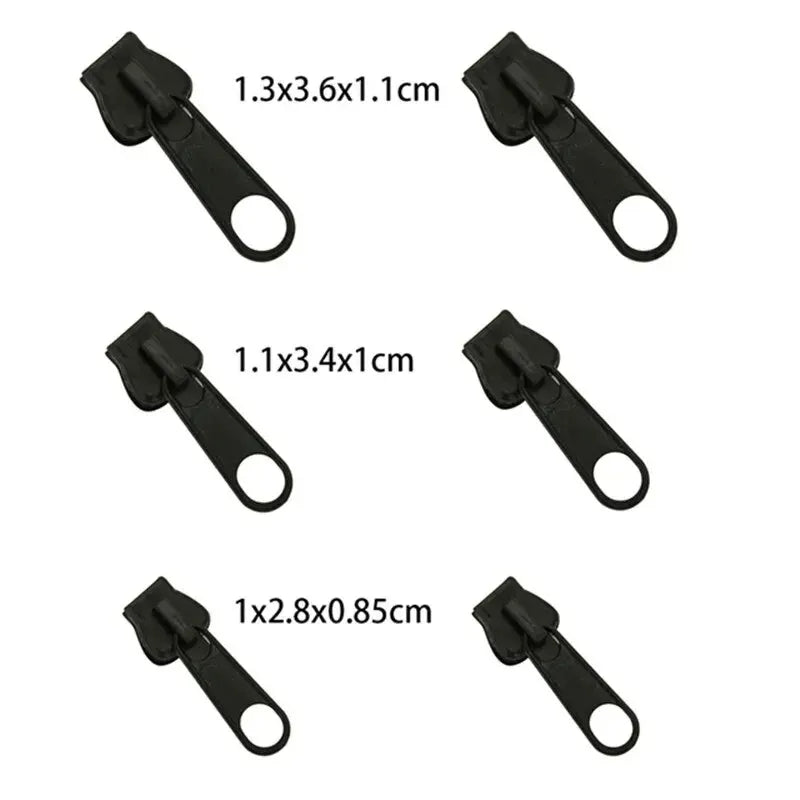 Universal Zipper Repair Kit with 3 Slider Sizes