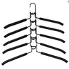 Space-Saving Layered Hangers with Non-Slip Coating