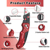 Folding Utility Knife with Built-In Blade Storage and Gut Hook