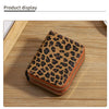 Leopard Print RFID Blocking Compact Wallet