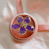 Crystal Flower Statement Ring