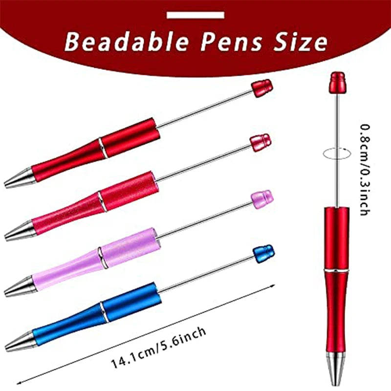 Creative Beaded Ballpoint Pens — DIY Printable Set