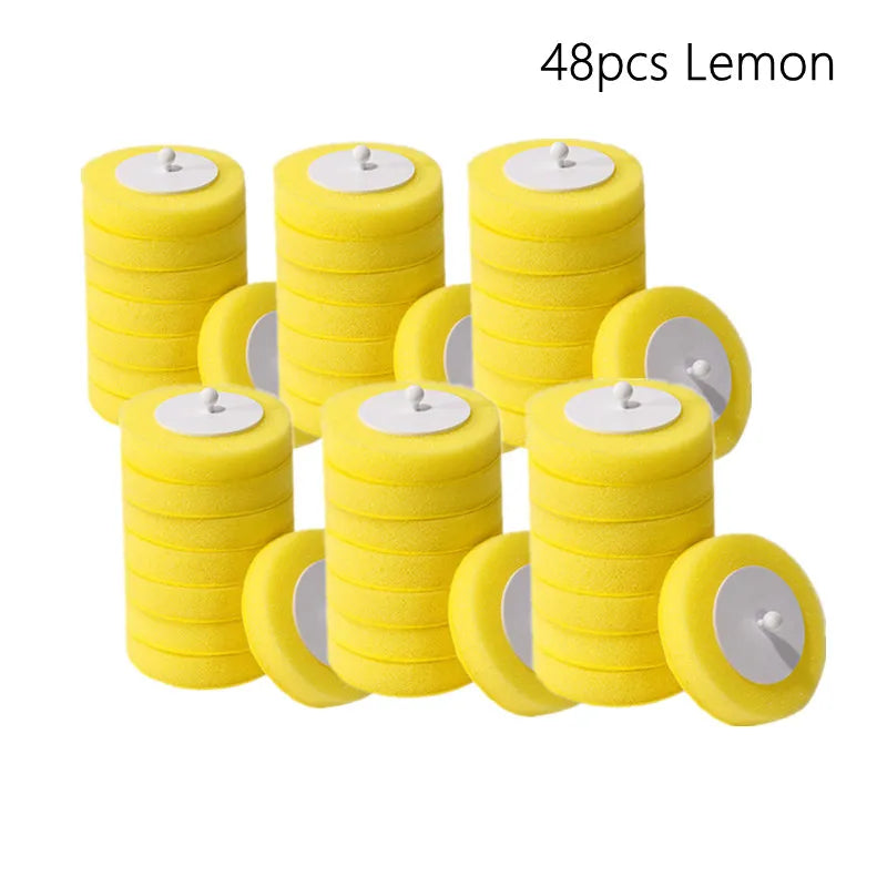 Disposable Toilet Brush Replacement Heads - No-Dead-Angle Cleaning