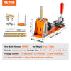 Adjustable Aluminum Pocket Hole Jig Kit with Step Drills