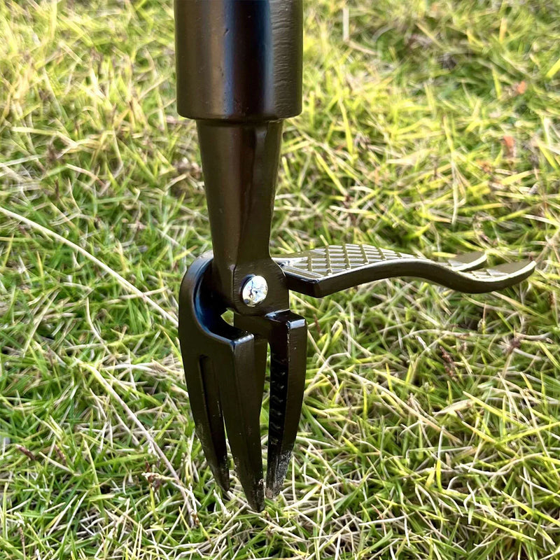 Ergonomic Stand-Up Weed Puller with Adjustable Handle