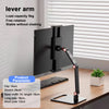 Adjustable Metal Monitor Mount for Desk Setup