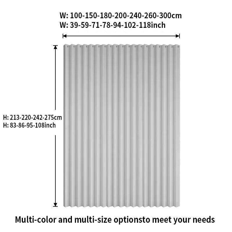 Foldable Room Divider Curtain – Heavy Duty Privacy Partition