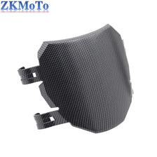 A black universal motorcycle front license plate holder designed for e-bikes and dirt bikes.
